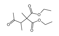 methyl-(1-methyl-2-oxo-propyl)-malonic acid diethyl ester结构式
