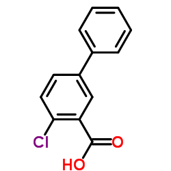 4-CHLORO-[1,1'-BIPHENYL]-3-CARBOXYLIC ACID Structure