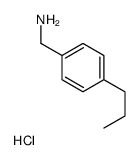 (4-Propylphenyl)methanamine hydrochloride Structure