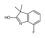 7-氟-3,3-二甲基-2,3-二氢-1H-吲哚-2-酮结构式