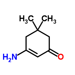 5,5-Dimethyl-3-aminocyclohex-2-enone Structure