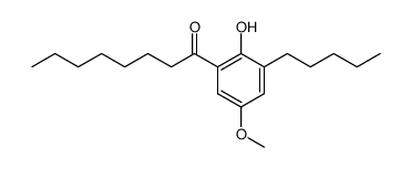 1-(2-hydroxy-5-methoxy-3-pentyl-phenyl)-octan-1-one结构式