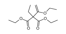 (1-ethoxy-vinyl)-ethyl-malonic acid diethyl ester结构式