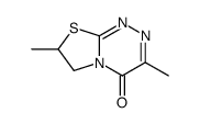 3,7-dimethyl-6,7-dihydro-[1,3]thiazolo[2,3-c][1,2,4]triazin-4-one结构式