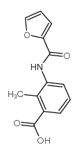 3-[(呋喃-2-羰基)氨基]-2-甲基苯甲酸结构式