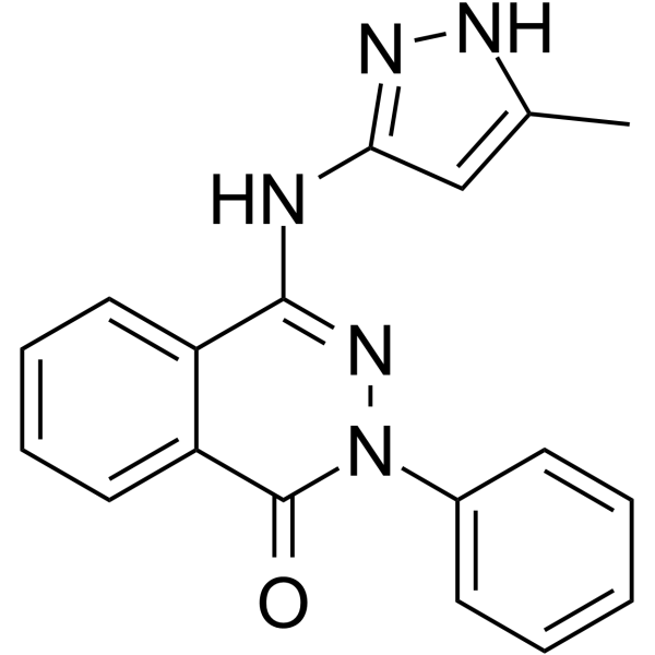 Phthalazinone pyrazole结构式