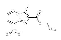 3-碘-8-硝基-咪唑并[1,2-a]吡啶-2-羧酸乙酯结构式