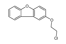 2-(2-chloroethoxy)dibenzofuran Structure