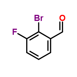 2-Bromo-3-fluorobenzaldehyde structure