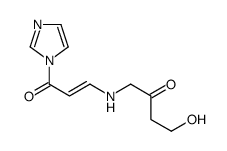 1-(4-Aza-8-hydroxy-6-oxo)oct-2-en-1-oylimidazole(Mixture E/Z) Structure