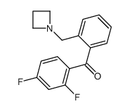 2'-AZETIDINOMETHYL-2,4-DIFLUOROBENZOPHENONE Structure