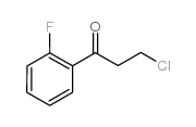 3-氯-1-(2-氟苯基)-1-丙酮结构式