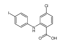 4-chloro-2-(4-iodoanilino)benzoic acid Structure