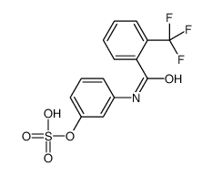 [3-[[2-(trifluoromethyl)benzoyl]amino]phenyl] hydrogen sulfate结构式