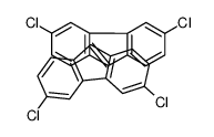 3,6-dichloro-9-(3,6-dichlorofluoren-9-ylidene)fluorene结构式