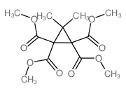 tetramethyl 3,3-dimethylcyclopropane-1,1,2,2-tetracarboxylate结构式