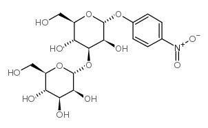 4-nitrophenyl 3-o-(a-d-mannopyranosyl)-a-d-mannopyranoside Structure
