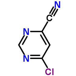 4-腈基-6-氯嘧啶结构式