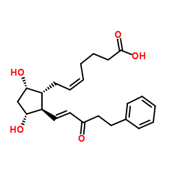 15-keto-17-phenyl trinor Prostaglandin F2α (15-keto-17-phenyl trinor PGF2α) Structure
