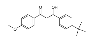 3-(4-tert-butylphenyl)-3-hydroxy-1-(4-methoxyphenyl)-propan-1-one structure