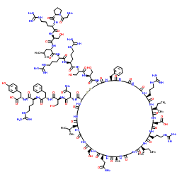 Atriopeptin II Structure