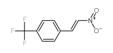 1-(4-Trifluoromethylphenyl)-2-nitroethylene Structure