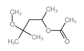 2-Pentanol,4-methoxy-4-methyl-, 2-acetate structure