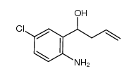 1-(2-amino-5-chlorophenyl)but-3-en-1-ol结构式