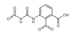 2-nitro-3-(N'-nitro-ureido)-benzoic acid Structure