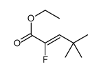 ethyl 2-fluoro-4,4-dimethylpent-2-enoate Structure