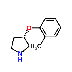 (3S)-3-(2-Methylphenoxy)pyrrolidine Structure