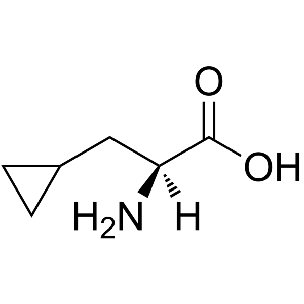 3-Cyclopropyl-L-alanine Structure