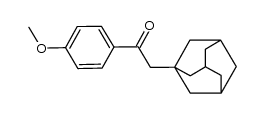 α-1-adamantyl-4-methoxyacetophenone Structure