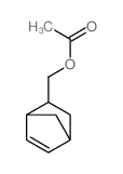 Bicyclo[2.2.1]hept-5-ene-2-methanol,2-acetate结构式