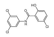 5-chloro-N-(3,5-dichlorophenyl)-2-hydroxybenzamide结构式