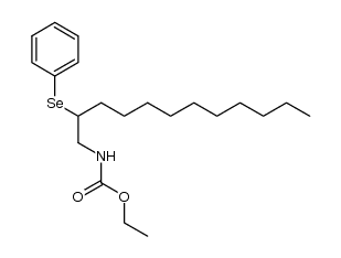 ethyl [(2-phenylseleno)dodecyl]carbamate Structure