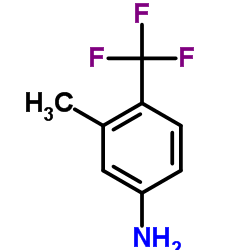 3-甲基-4-三氟甲基苯胺结构式