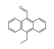 10-ethyl-9-anthracenecarboxaldehyde Structure