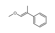 1-methoxy-2-phenylpropene Structure