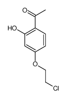 1-[4-(2-氯乙氧基)-2-羟基-苯基]乙酮结构式