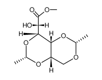 Methyl 3,5:4,6-di-O-ethylidene-L-galactonate结构式