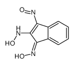 N-[2-(hydroxyamino)-3-nitrosoinden-1-ylidene]hydroxylamine结构式