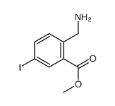 2-(氨基甲基)-5-碘苯甲酸甲酯结构式