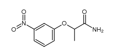2-(3-nitrophenoxy)propanamide结构式