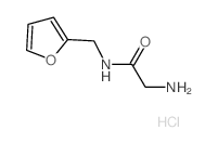 2-Amino-N-(2-furylmethyl)acetamide hydrochloride结构式