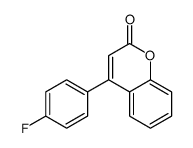 4-(4-fluorophenyl)chromen-2-one结构式