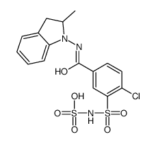 rac Indapamide-N-(sulfonamido) Sulfate结构式
