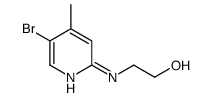 2-((5-溴-4-甲基吡啶-2-基)氨基)乙醇结构式