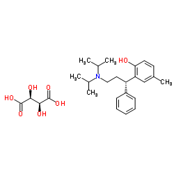 (2S,3S)-2,3-Dihydroxysuccinic acid-2-[(1S)-3-(diisopropylamino)-1-phenylpropyl]-4-methylphenol (1:1) picture