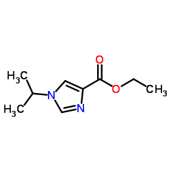 1-isopropyl-1H-imidazole-4-carboxylic acid ethyl ester structure